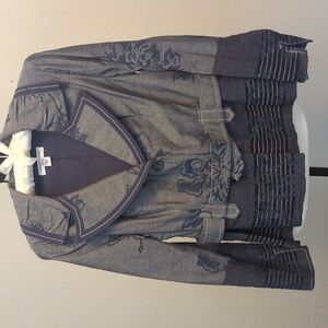 Coldwater Creek Patterned Belted Jacket – Size P4 (Petite)